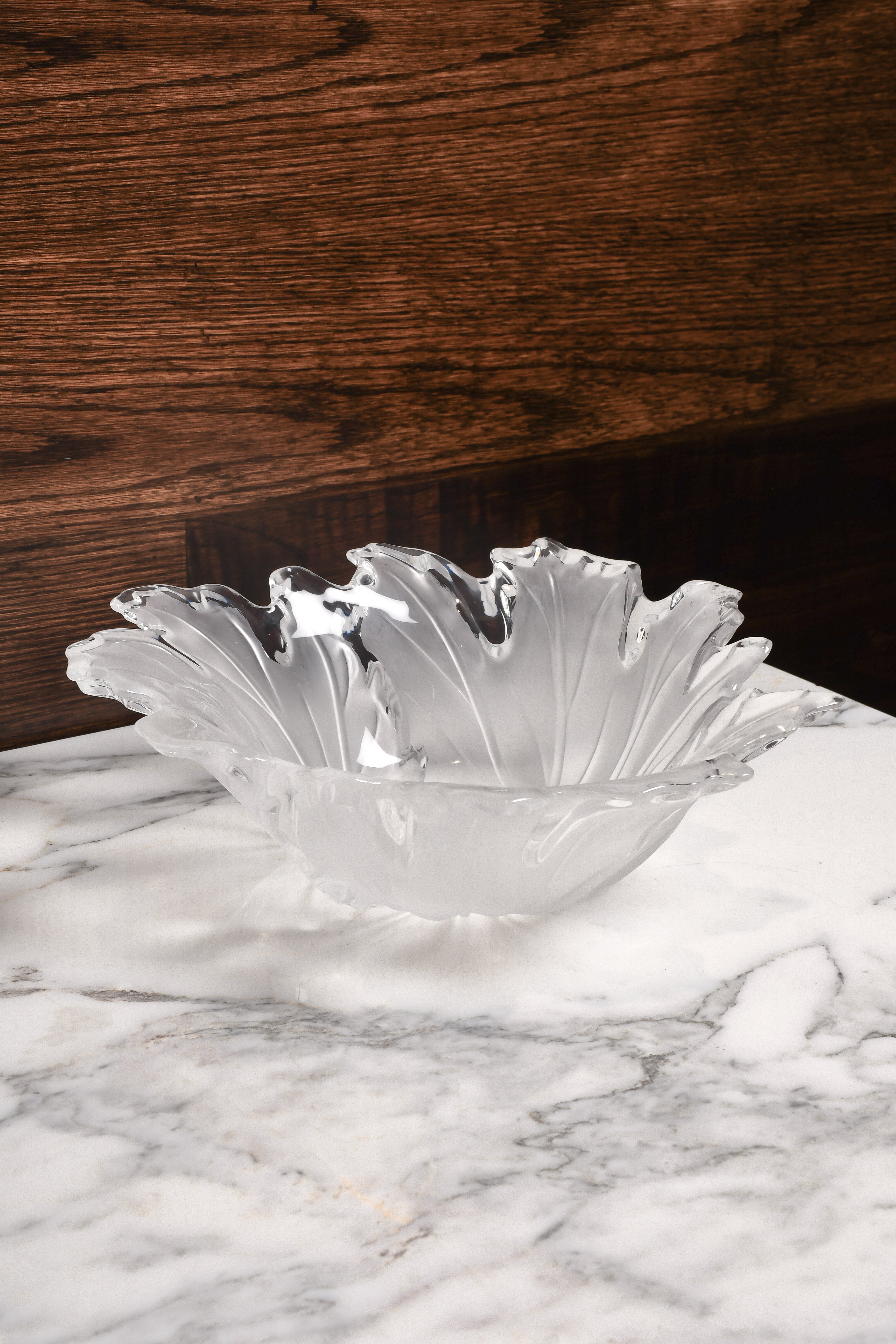 Ensaladera de Hojas Acrilico