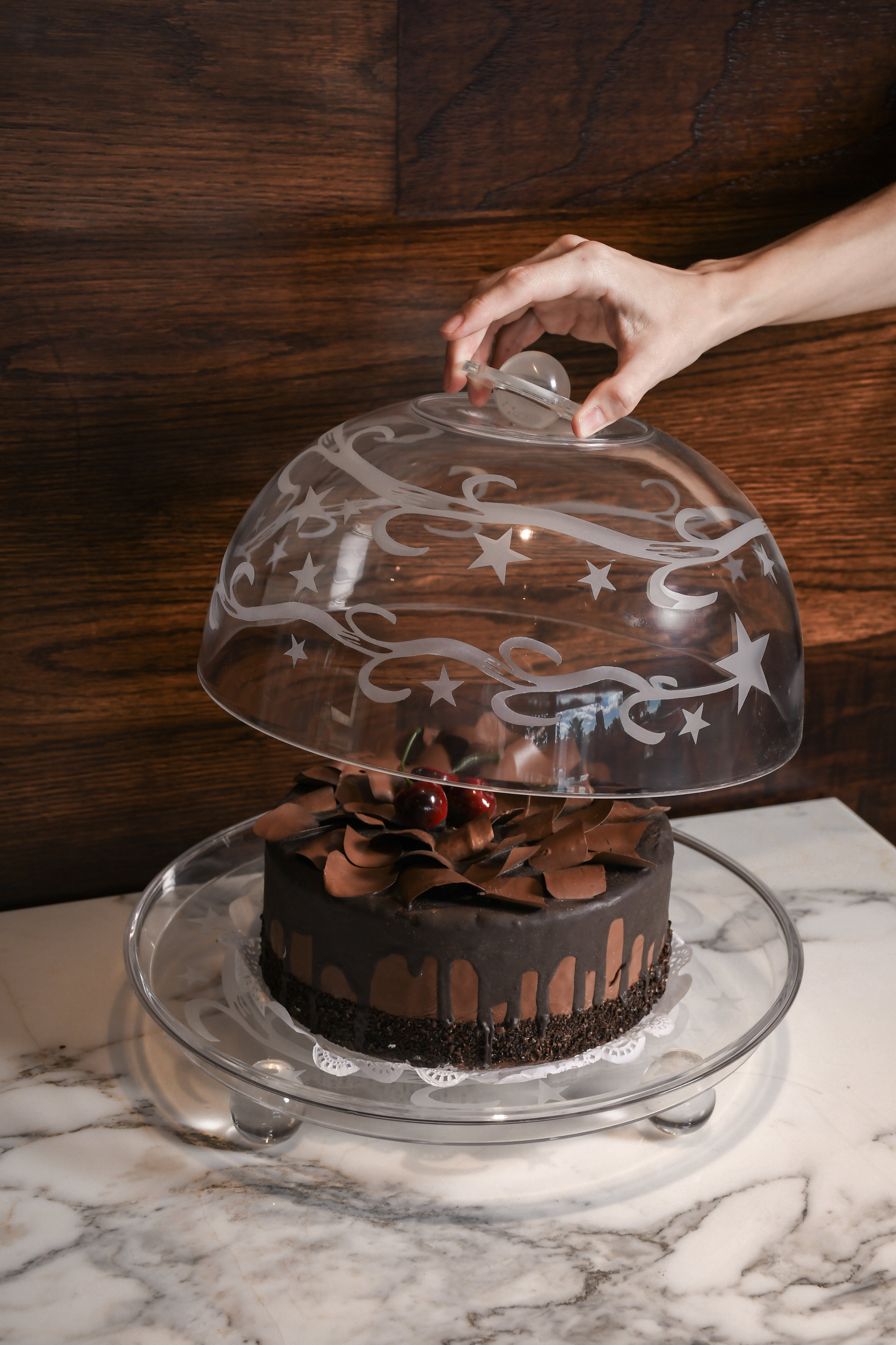 Pastelera de Cometas Acrilico