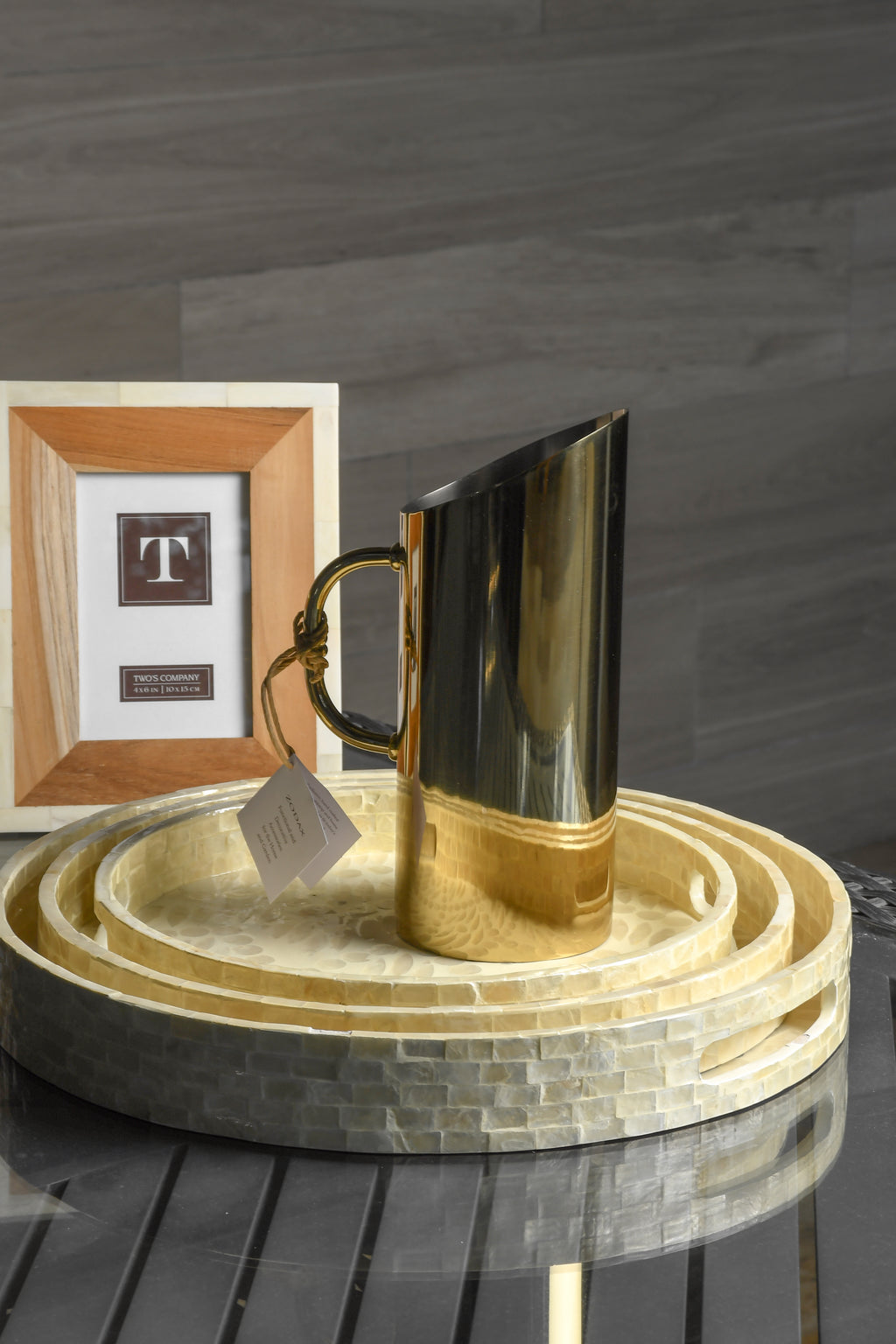 Charolas de Nacar Redondas