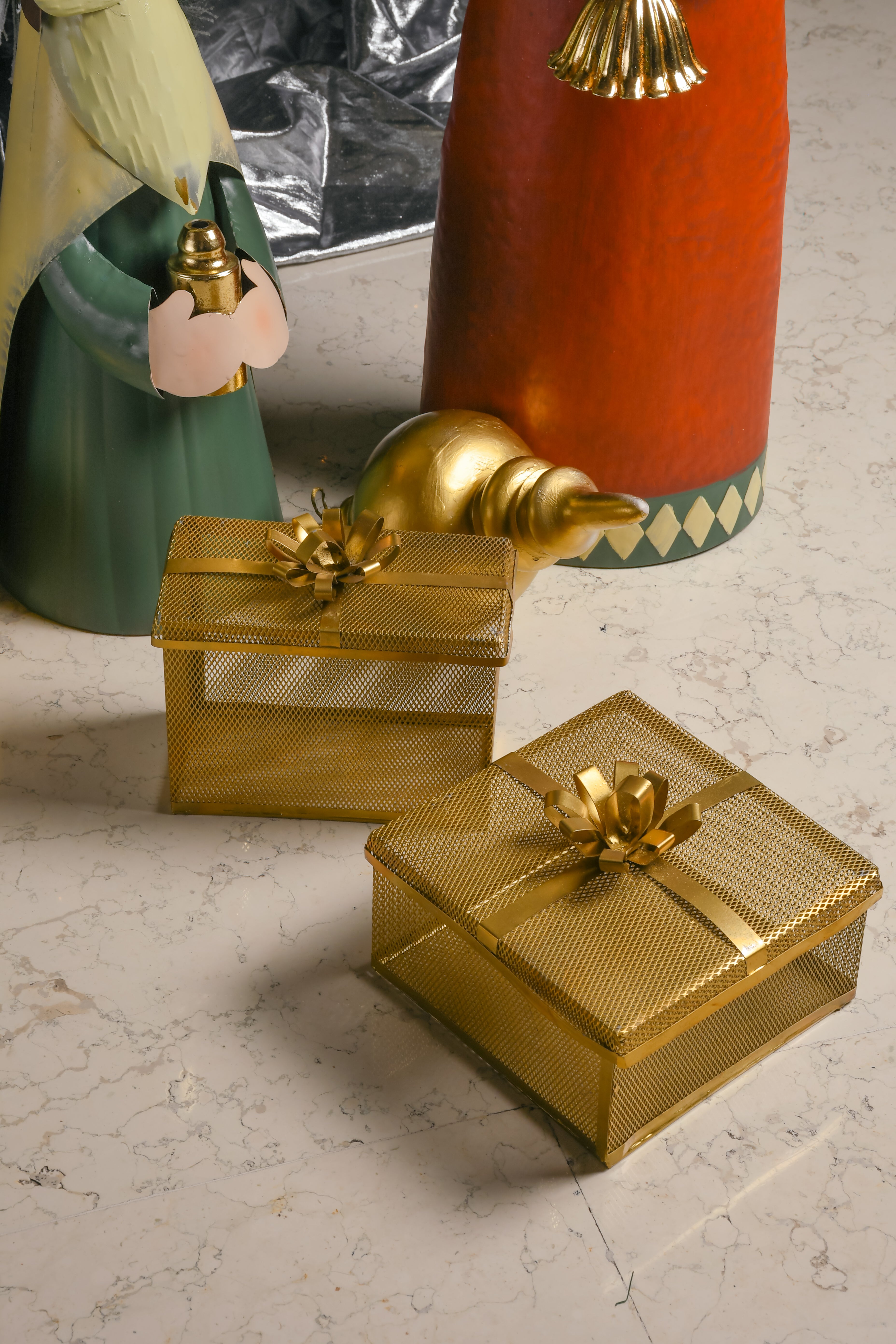 Set de Cajas de Regalo de Metal