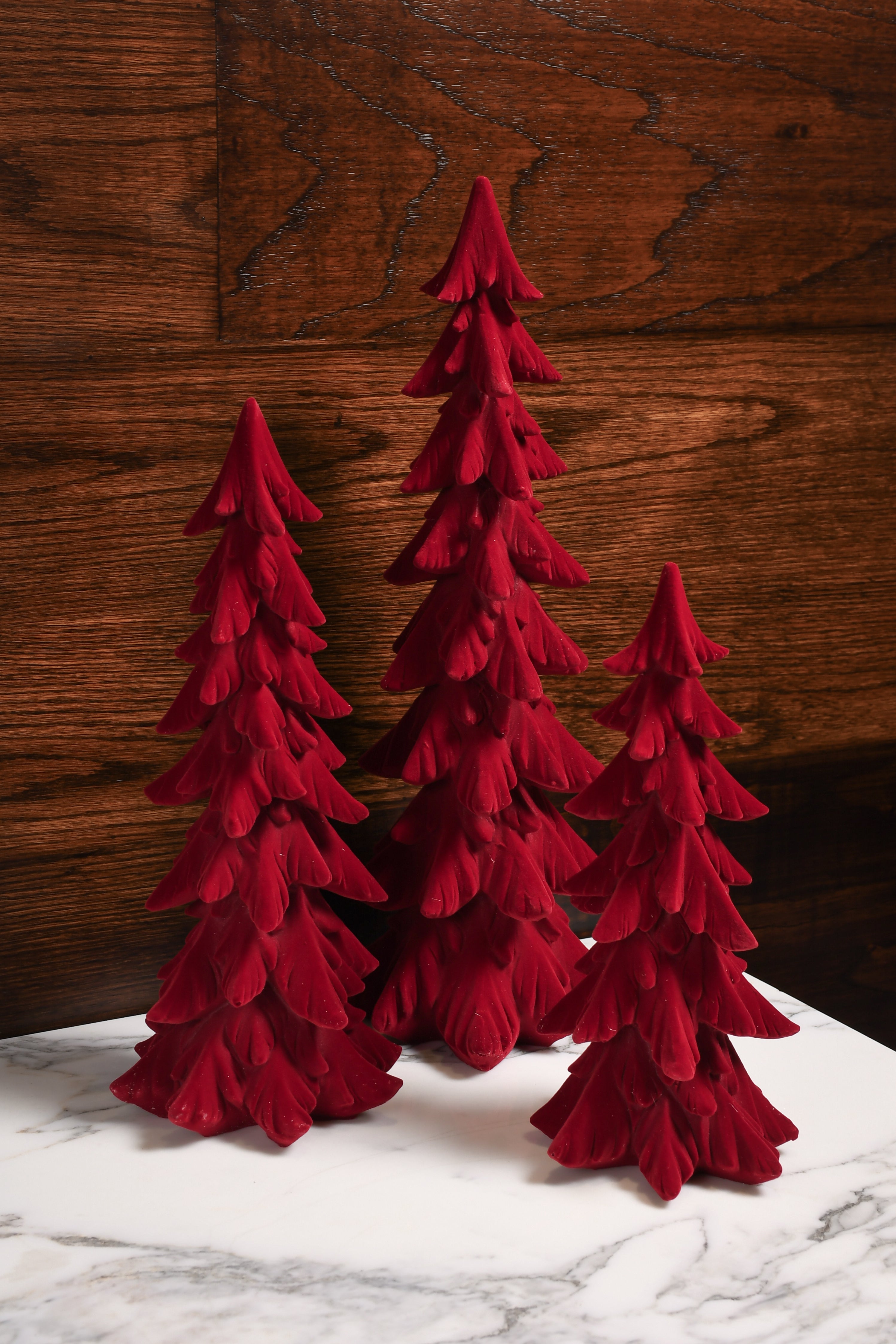 Set de Arboles Velvet Verdes